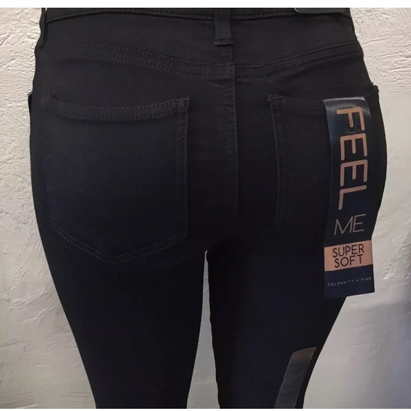 celebrity pink jeans black